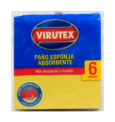 VIRUTEX Paño Celulosa Spongi x 6 uni
