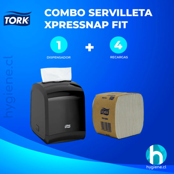 COMBO TORK Servilleta Xpressnap Fit