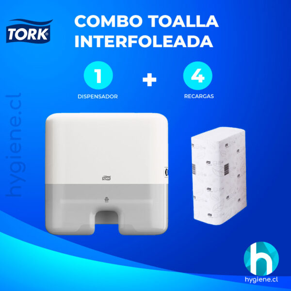 COMBO TORK Toalla Interfoleada
