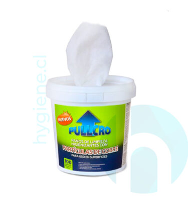 PULLCRO Paños Limpieza Higienizantes 100 uni