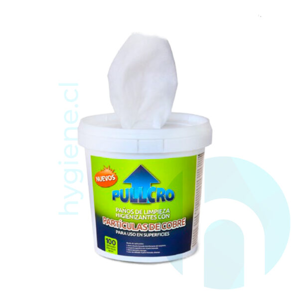 PULLCRO Paños Limpieza Higienizantes 100 uni