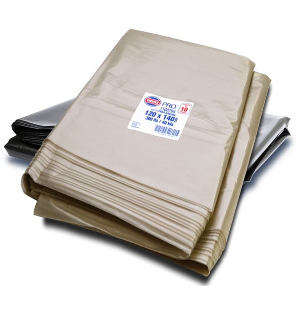 VIRUTEX PRO Bolsa Basura Transparente 10 uni