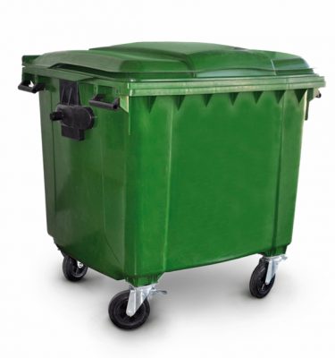 Contenedor Basura Verde 1100 lts
