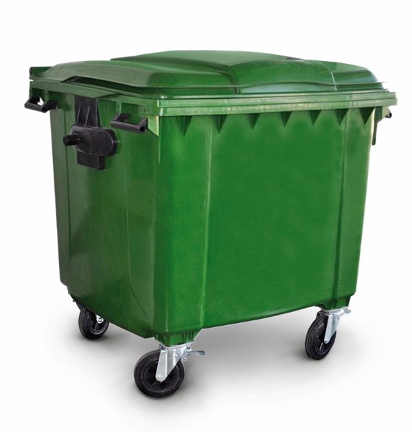 Contenedor Basura Verde 1100 lts