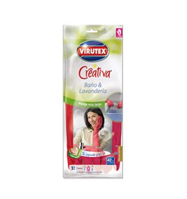 VIRUTEX CREATIVA Guante Baño y Lavandería