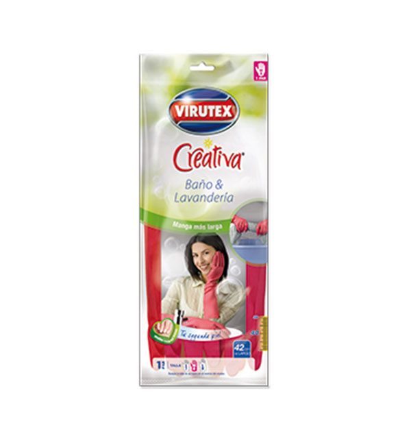 VIRUTEX CREATIVA Guante Baño y Lavandería