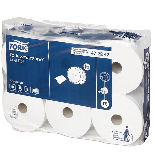 Papel Higienico TORK SmartOne 6 x 207 mts