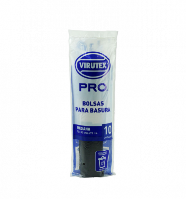 VIRUTEX PRO Bolsas de Basura Rollo 70 x 90 cms