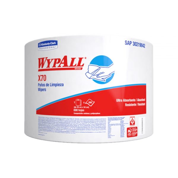 WYPALL Paño X70 Jumbo Roll 750 paños